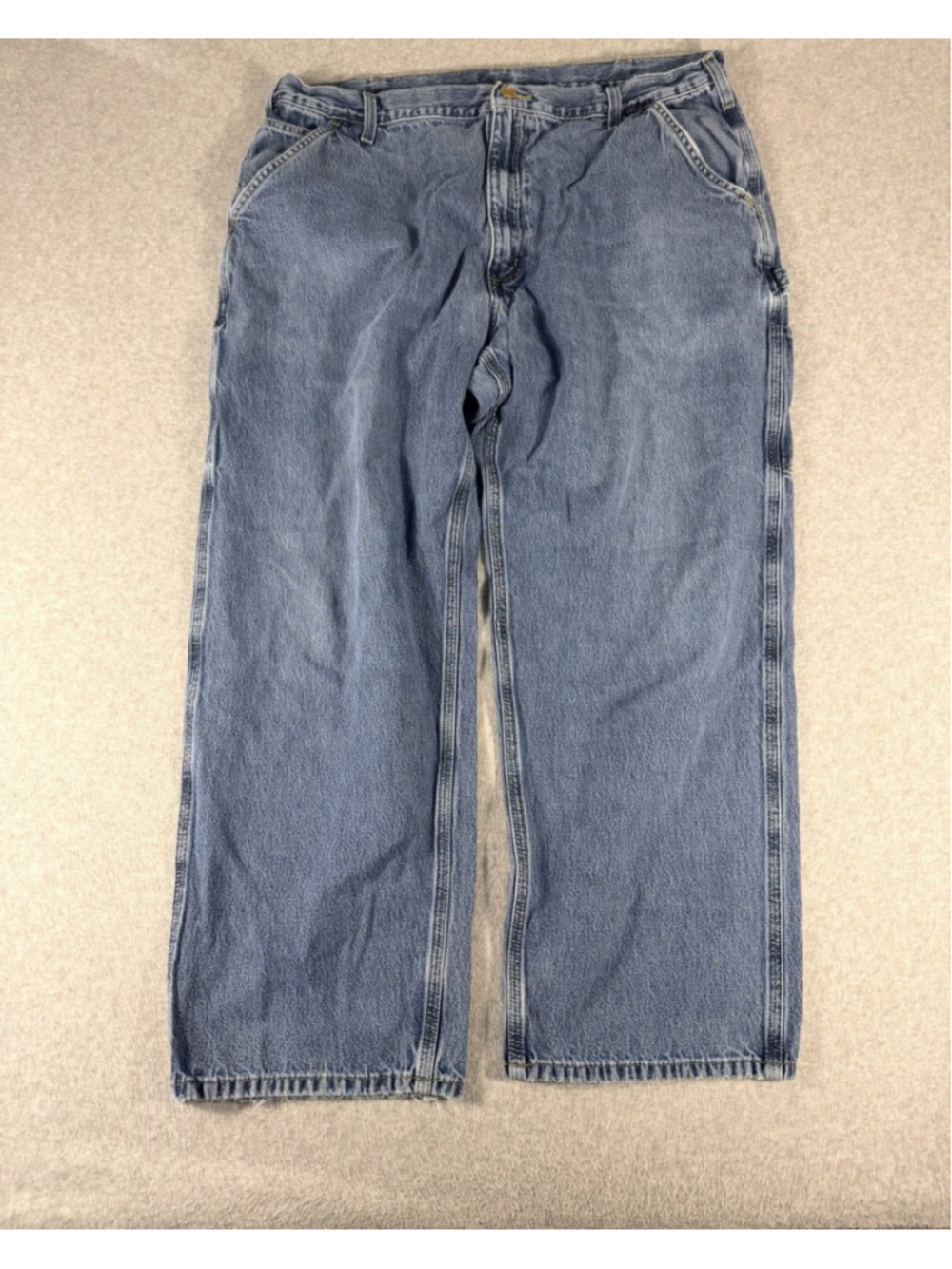 Carhartt B13 DPS Dungaree Fit Carpenter Jeans Men’s 42x30 Blue Denim Workwear